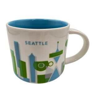 Starbucks Seattle You Are Here Series Mug Cup Coffee 2013 Read